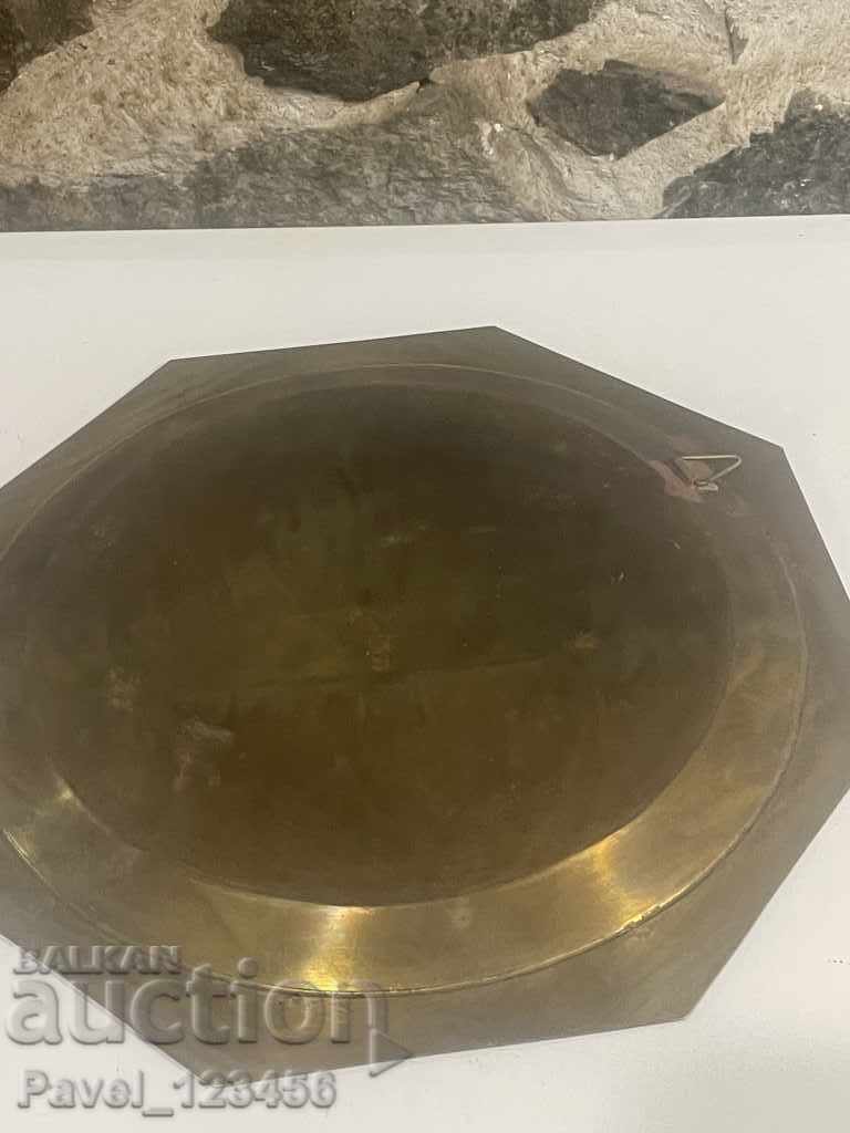 metal wall plate with strange symbolism - 5