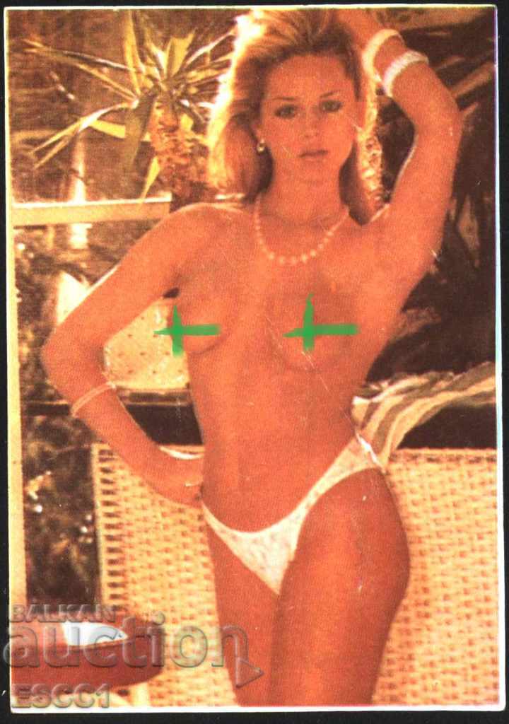 Calendar de buzunar Erotica 1989