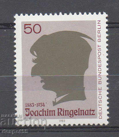 1983. Berlin. Joachim Ringelnatz - artist and writer.