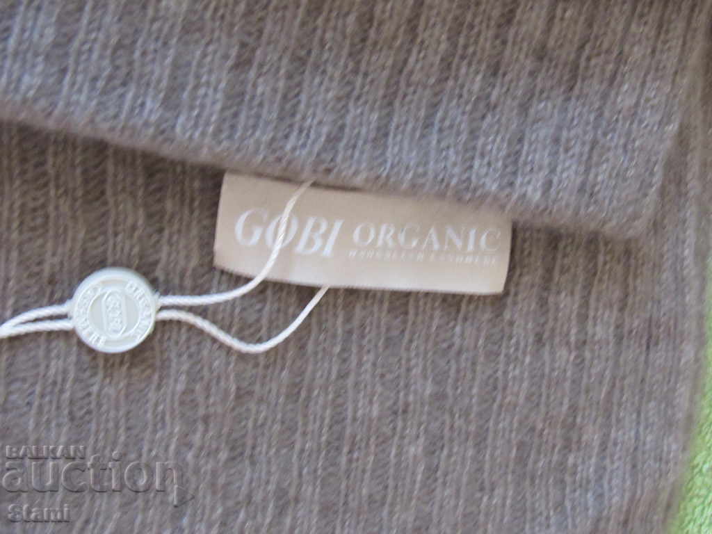 New GOBI cashmere scarf, organic cashmere, milk with coffee, Mongolia - 5 New GOBI cashmere scarf, organic cashmere, milk with coffee, Mongolia - 5