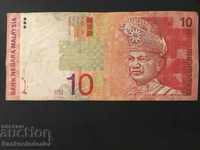 Malaysia 10 Ringgit 1997 Pick 42a First Sign Ref 1073