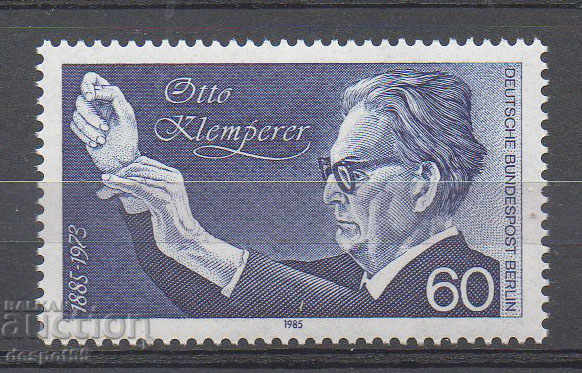 1985 Berlin. 100 years since the birth of Otto Kelmperer, conductor