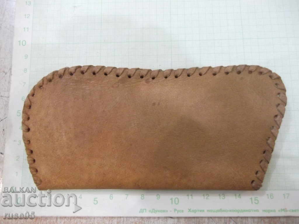 Glasses case old genuine leather from "SBH" store - 6