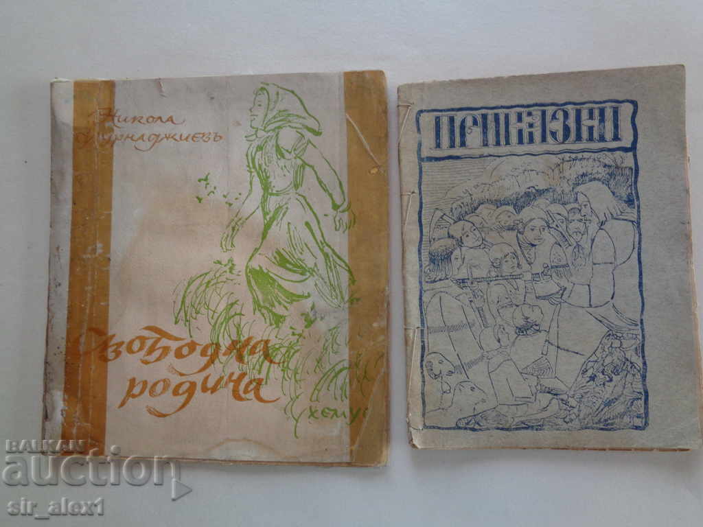 Două cărți vechi pentru copii - Povești și Patrie gratuită - N. Furnadzhi
