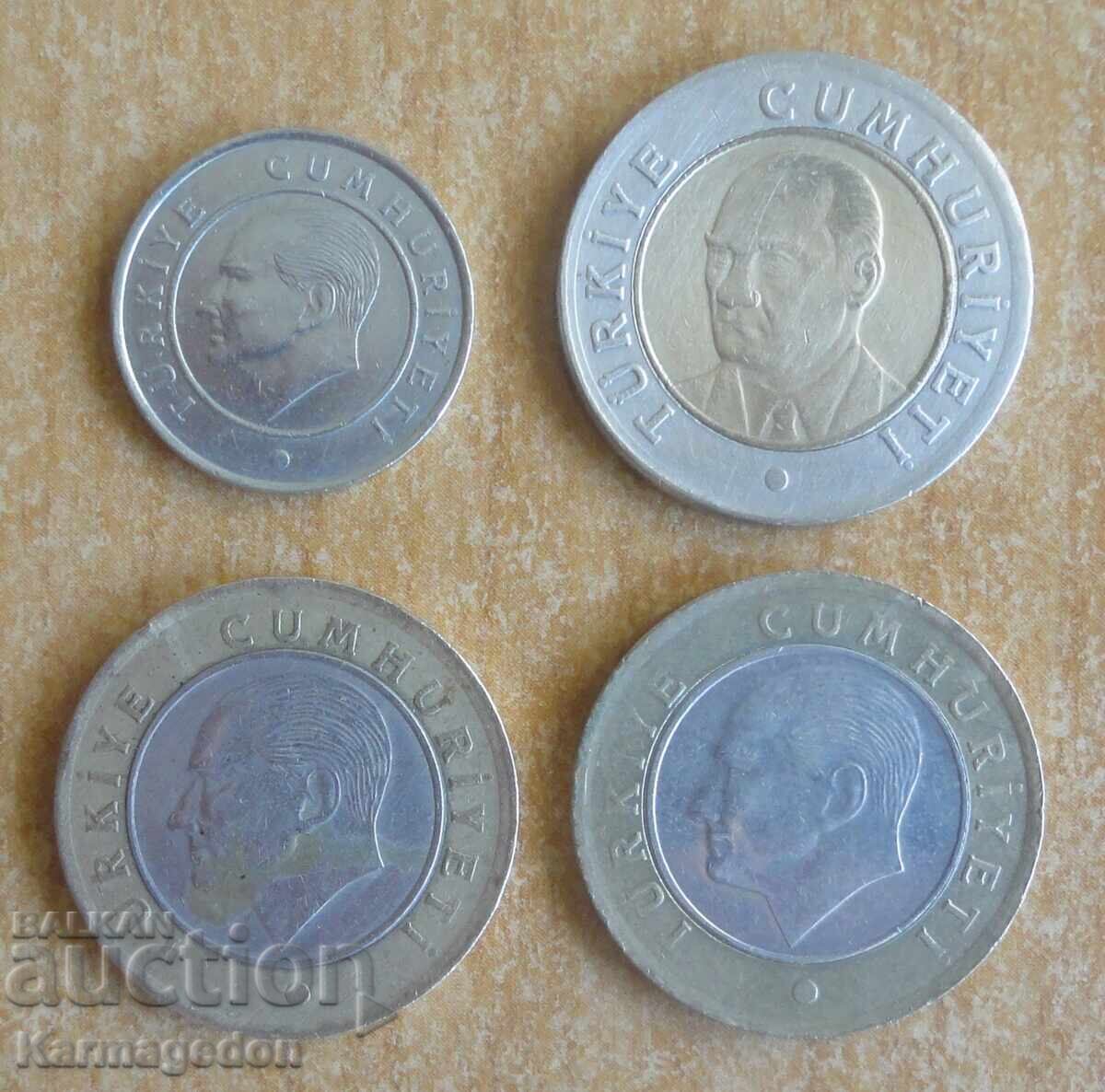 O mulțime de monede - Turcia cu preț € 0.50 | 0.98 BGN