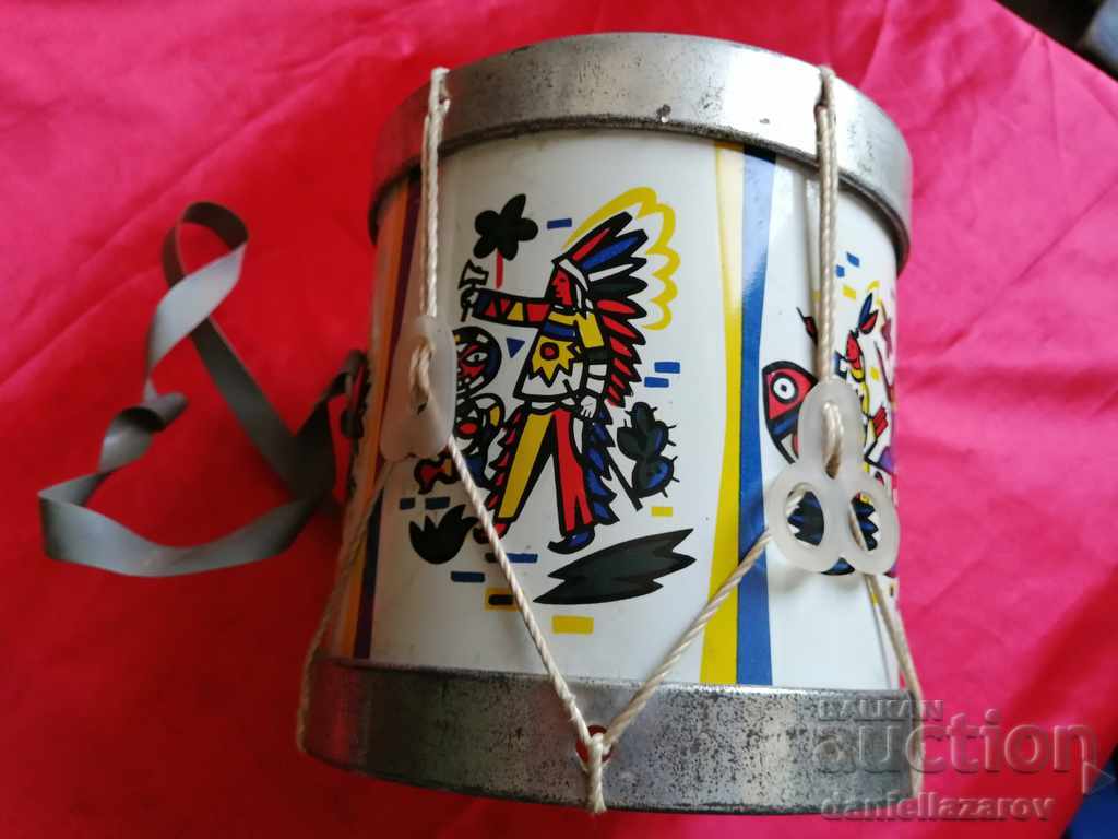 Old Social Toy Children's DRUM 70s with price 25.00 BGN | € 12.78 Old Social Toy Children's DRUM 70s with price 25.00 BGN | € 12.78
