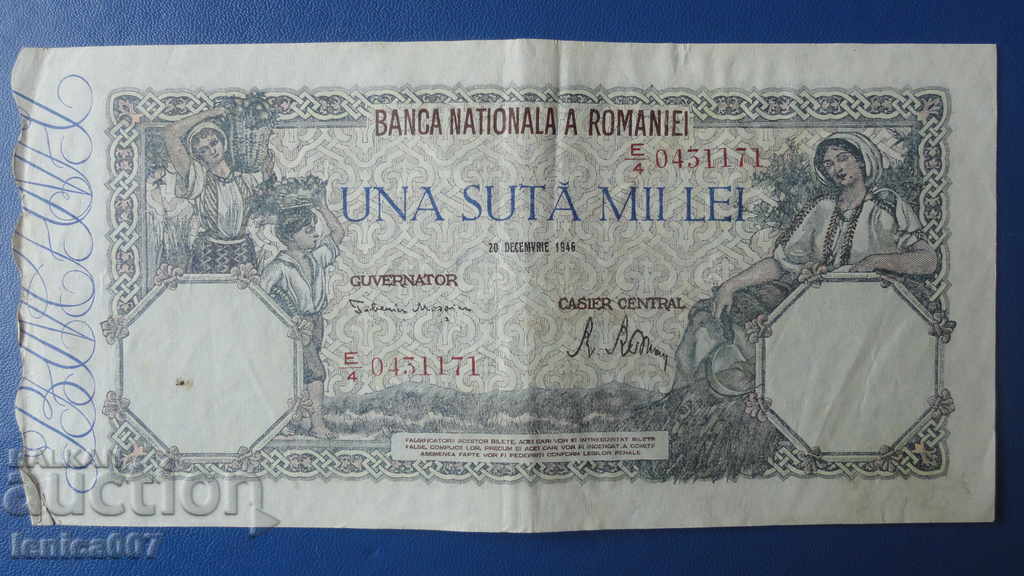 România 1946 - 100.000 lei (20.12.1946)