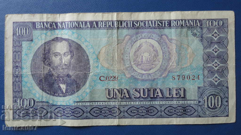 Auction Romania 1966 - 100 lei Auction Romania 1966 - 100 lei