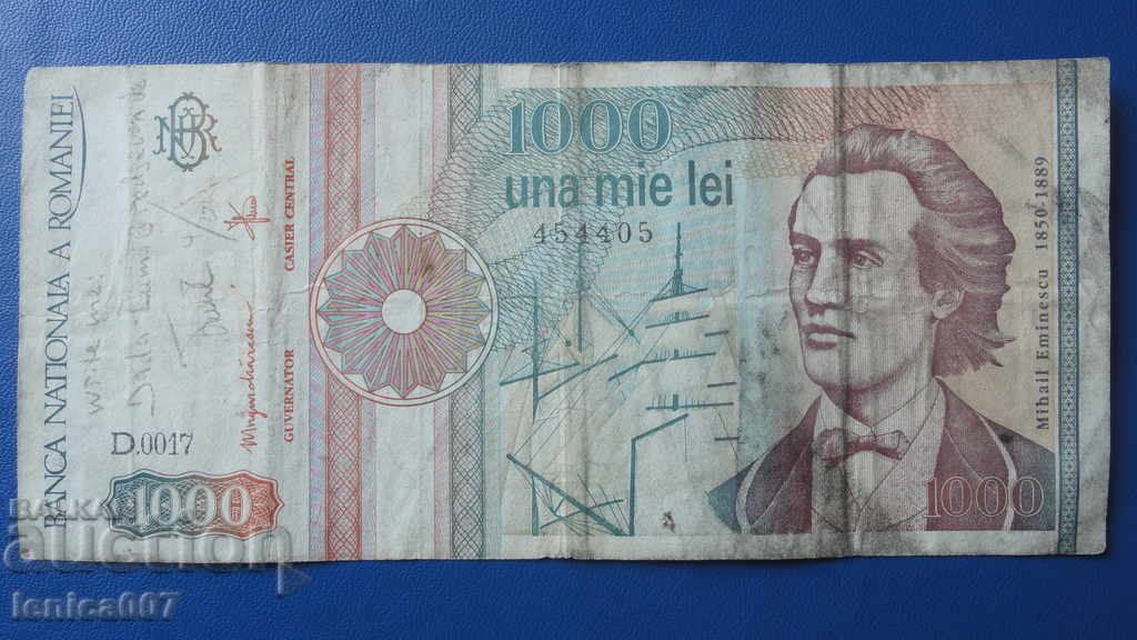 Romania 1991 - 1,000 lei