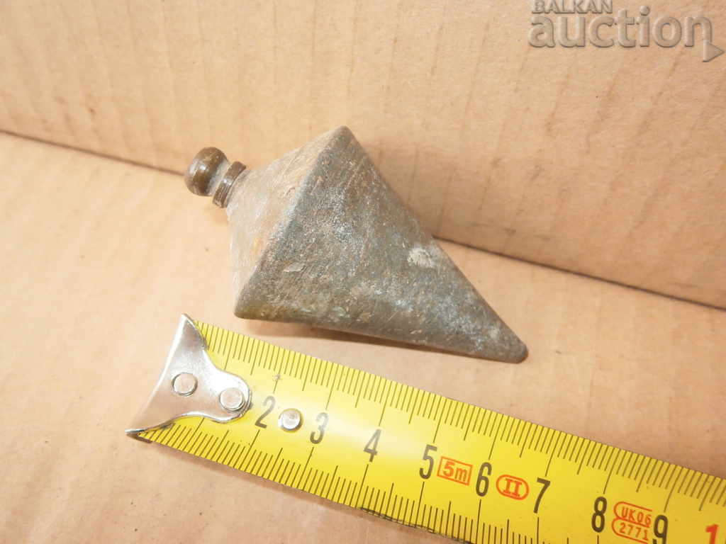 Delivery of ancient bronze plumb line Delivery of ancient bronze plumb line