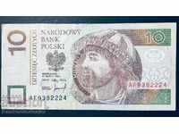 Poland 10 Zlotych 1994 Pick 173a Ref 2224