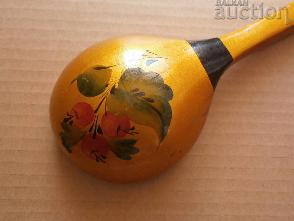 Μεγάλο βαμμένο ξύλινο κουτάλι - 5 Μεγάλο βαμμένο ξύλινο κουτάλι - 5