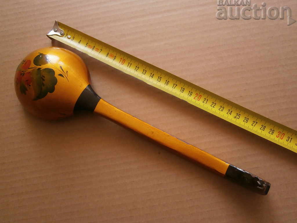 Μεγάλο βαμμένο ξύλινο κουτάλι - 6 Μεγάλο βαμμένο ξύλινο κουτάλι - 6