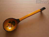 Large painted wooden spoon
