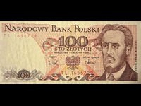 Polonia 100 Zlotych 1988 Pick 143e Ref 6729