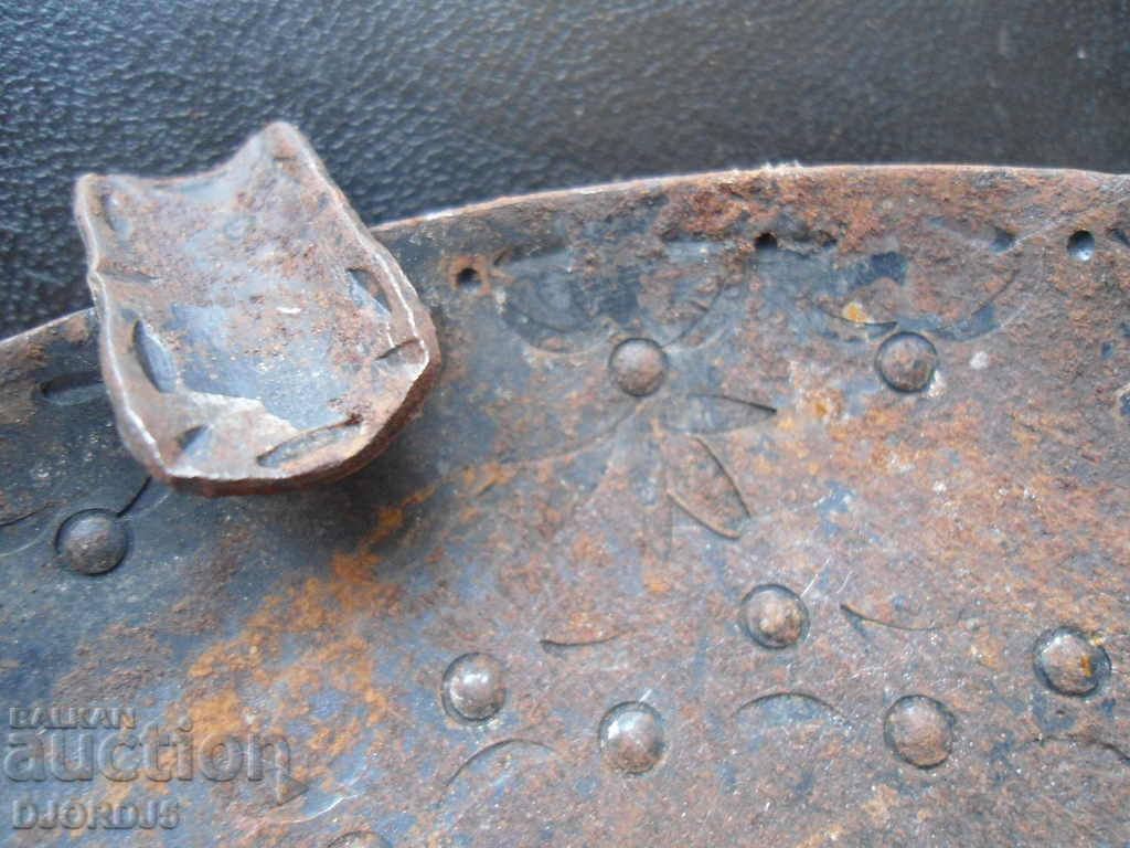 Old forged metal ashtray - 6 Old forged metal ashtray - 6