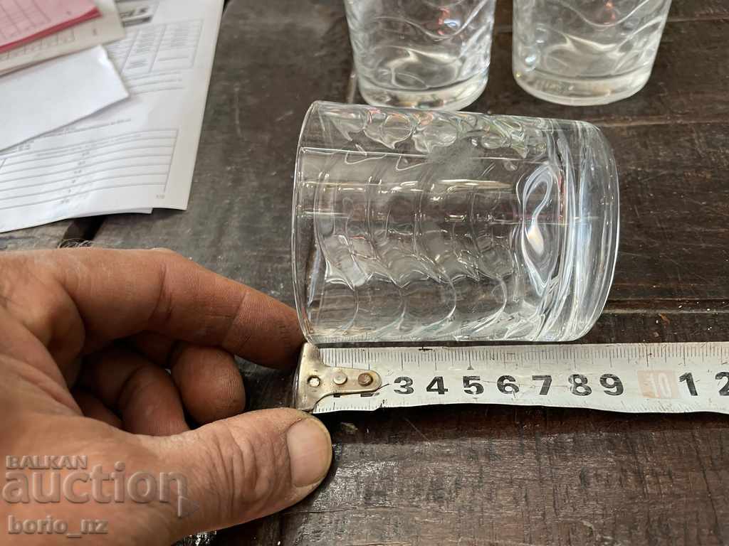 10646. SERVICE BRANDY GLASSES SOLID GLASS - 5 10646. SERVICE BRANDY GLASSES SOLID GLASS - 5