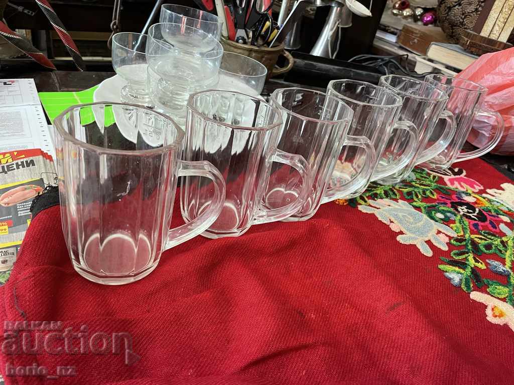 10652. SERVICE BEER MASSES SOLID GLASS with price 20.00 BGN | € 10.23