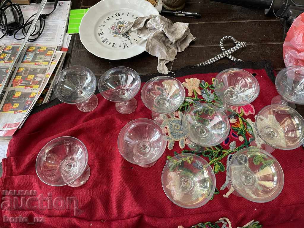 10654. OLD SERVICE COCKTAIL GLASSES GLASS - 6