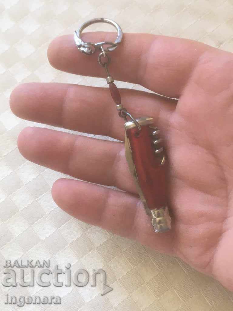 Auction  KNIFE FOLDING WORKING MINI KEYCHAIN STAR