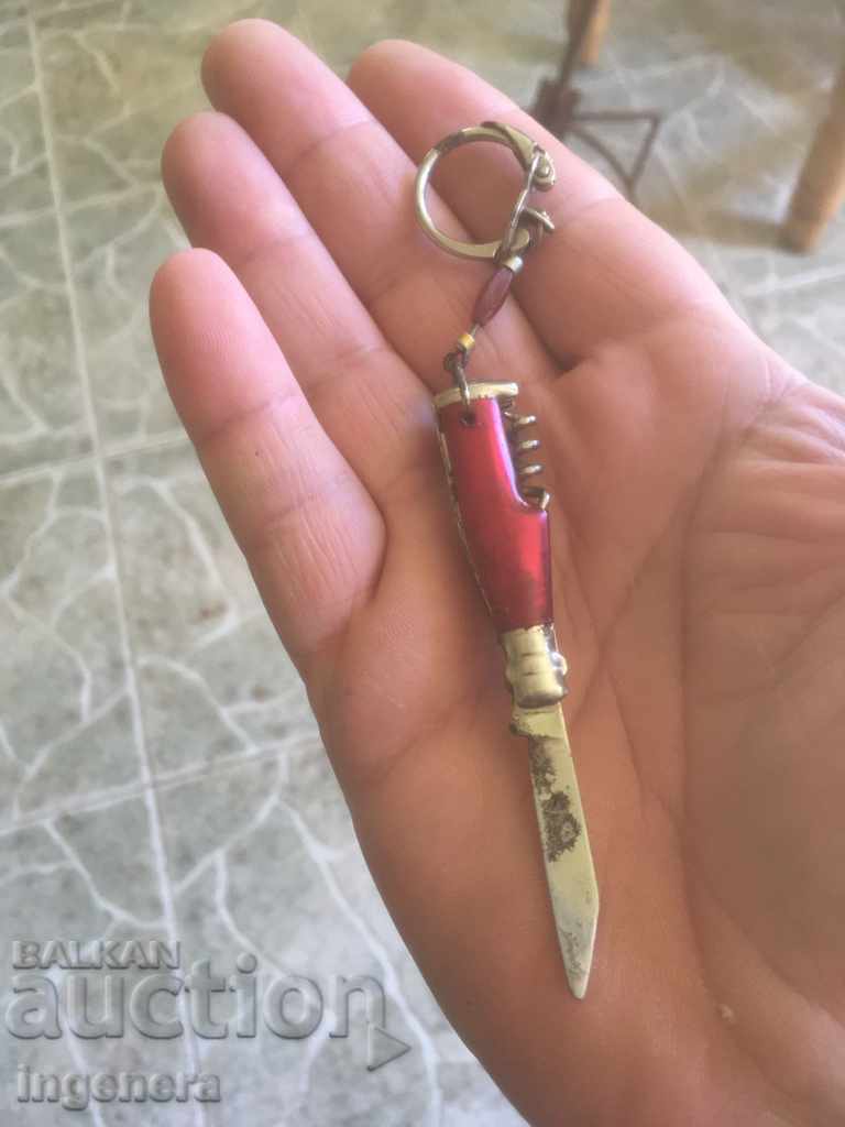 KNIFE FOLDING WORKING MINI KEYCHAIN STAR - 6