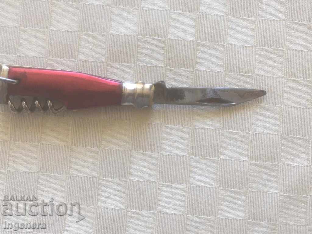 KNIFE FOLDING WORKING MINI KEYCHAIN STAR - 7