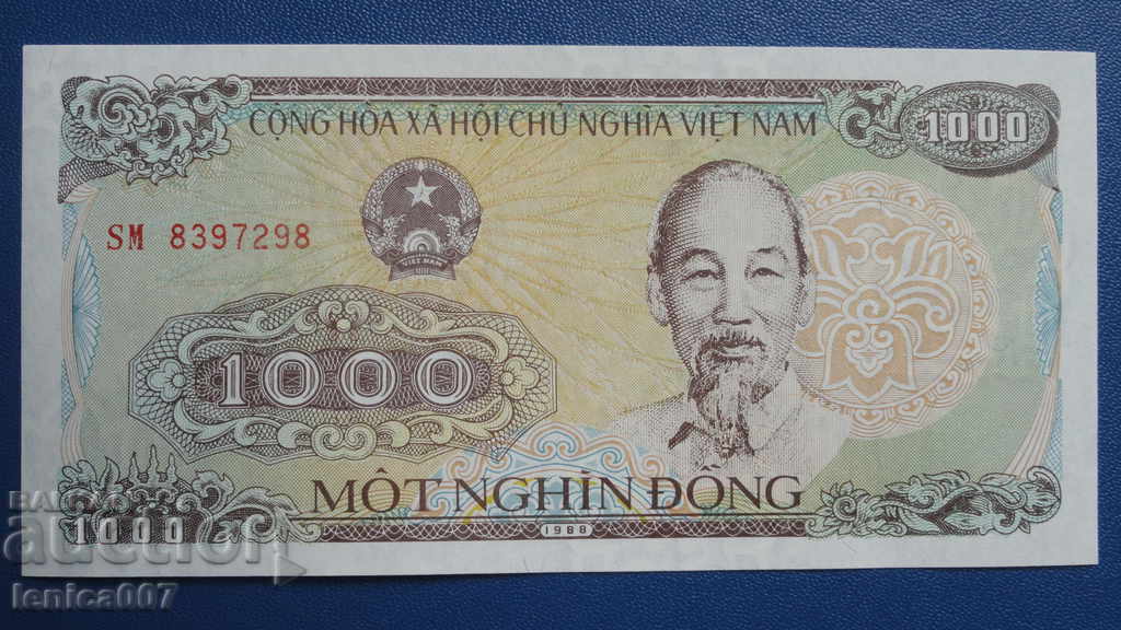 Виетнам 1988г. -  1000 донги UNC