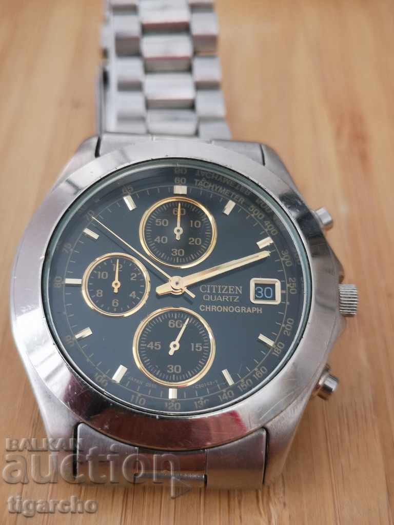 Citizen quartz chronograph watch with price 130.00 BGN | € 66.47 Citizen quartz chronograph watch with price 130.00 BGN | € 66.47