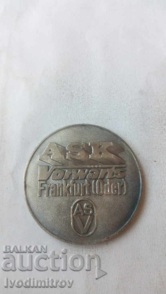 Plaque ASK Vorwarts Franfurt (Oder) with price 3.85 BGN | € 1.97