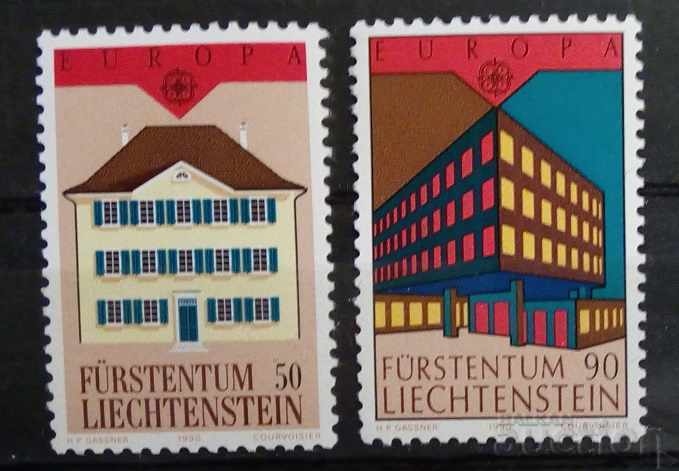 Лихтенщайн 1990 Европа CEPT Сгради MNH