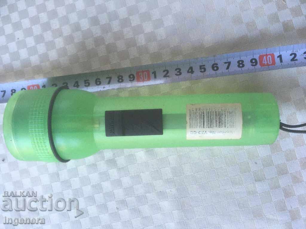 FLASHLIGHT PLASTIC FLASHLIGHT with price 3.00 BGN | € 1.53 FLASHLIGHT PLASTIC FLASHLIGHT with price 3.00 BGN | € 1.53