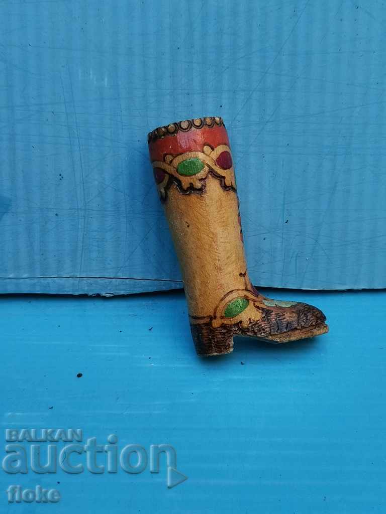 Souvenir boot-for toothpicks with price 4.00 BGN | € 2.05 Souvenir boot-for toothpicks with price 4.00 BGN | € 2.05
