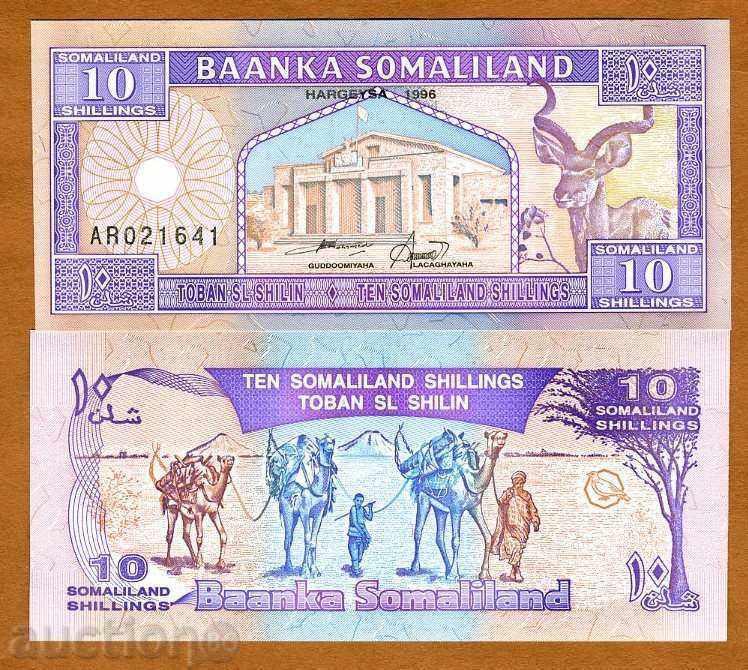 +++ Somaliland 10 P 2b bagă 1996 UNC +++
