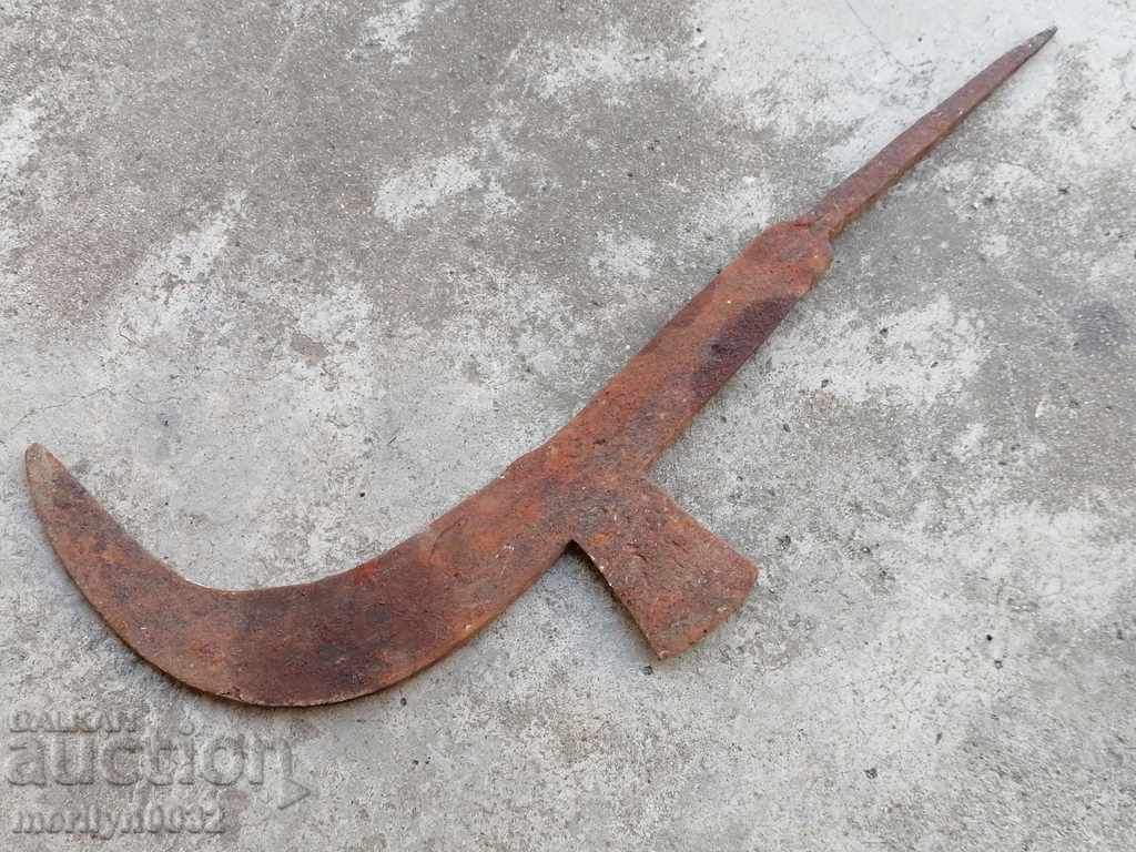 Delivery of Old hand forged wagon, wrought iron Delivery of Old hand forged wagon, wrought iron