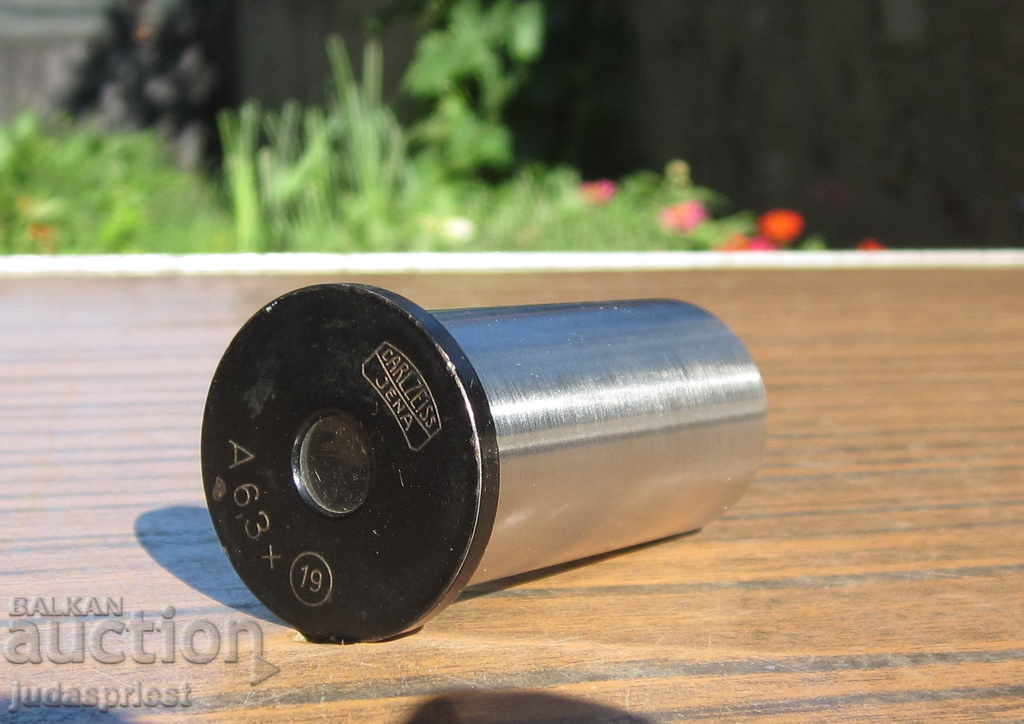 Auction  CARL ZEISS JENA A 6.3 x eyepiece lens for microscope