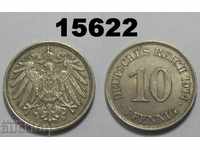 Germania 10 pfennig 1914 Este o monedă minunată