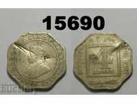 India Rare! 4 monedă Anna 1921