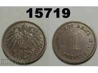 Германия 1 пфениг 1911 Е Отлична