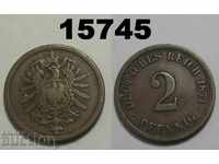 Germany 2 pfenig 1874 A coin
