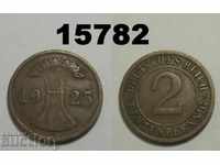 Γερμανία 2 ενοίκιο pfennig 1923 G