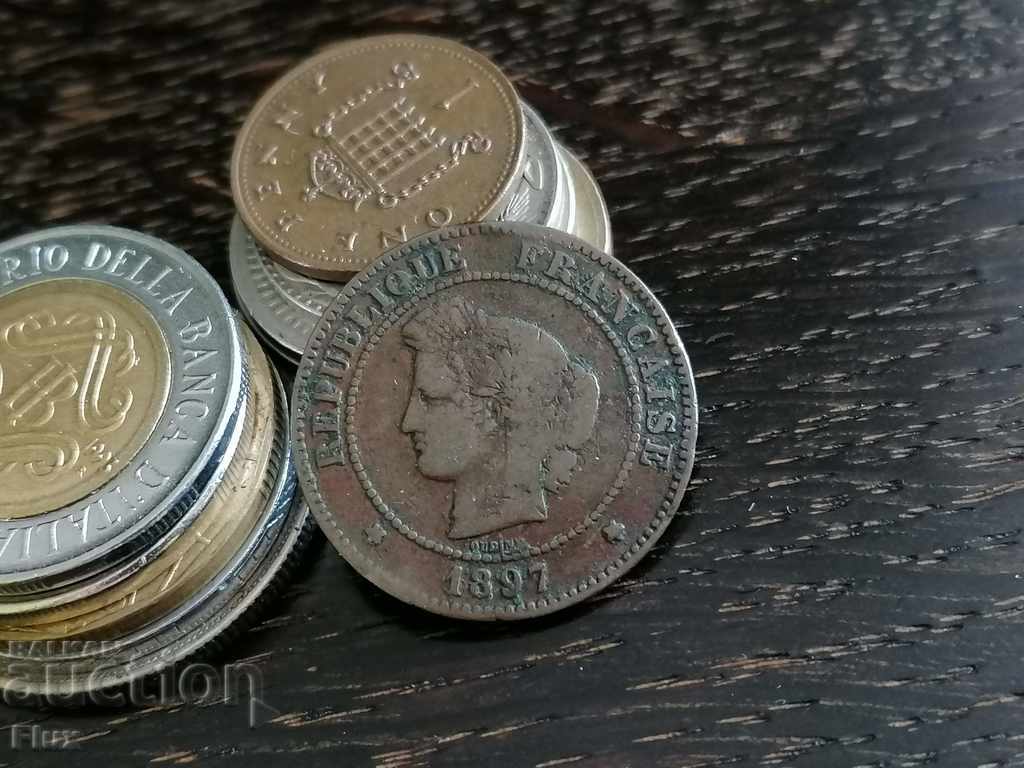 Coin - France - 5 centimes 1897 with price 17.00 BGN | € 8.69 Coin - France - 5 centimes 1897 with price 17.00 BGN | € 8.69