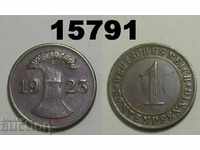 Germania 1 chirie pfennig 1923 E Rare XF