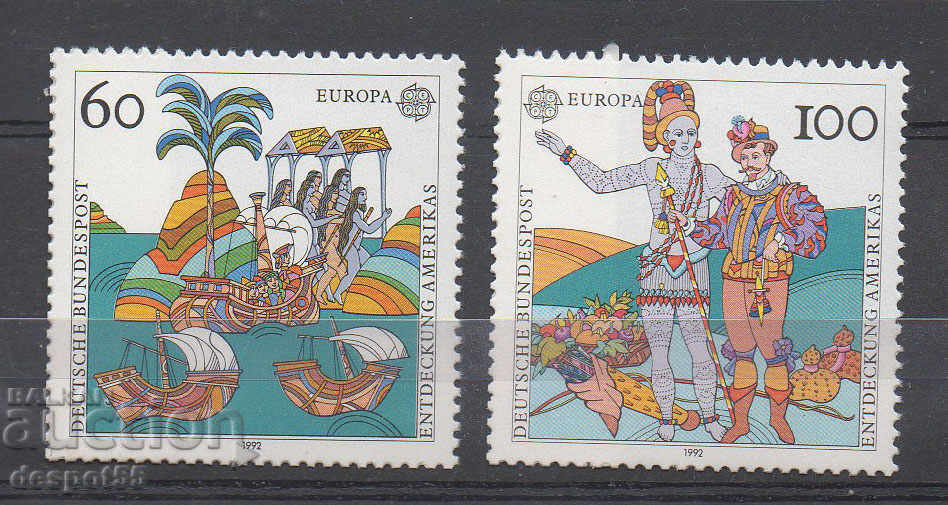 1992. GFR. Europa - Călătorii și descoperirea Americii.