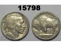 Рядка САЩ 5 цента 1914 S Прекрасна монета