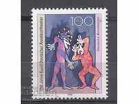 1992. GFR. 100th anniversary of the German amateur theater.