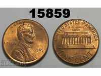 САЩ 1 цент 1985 UNC Прекрасна монета