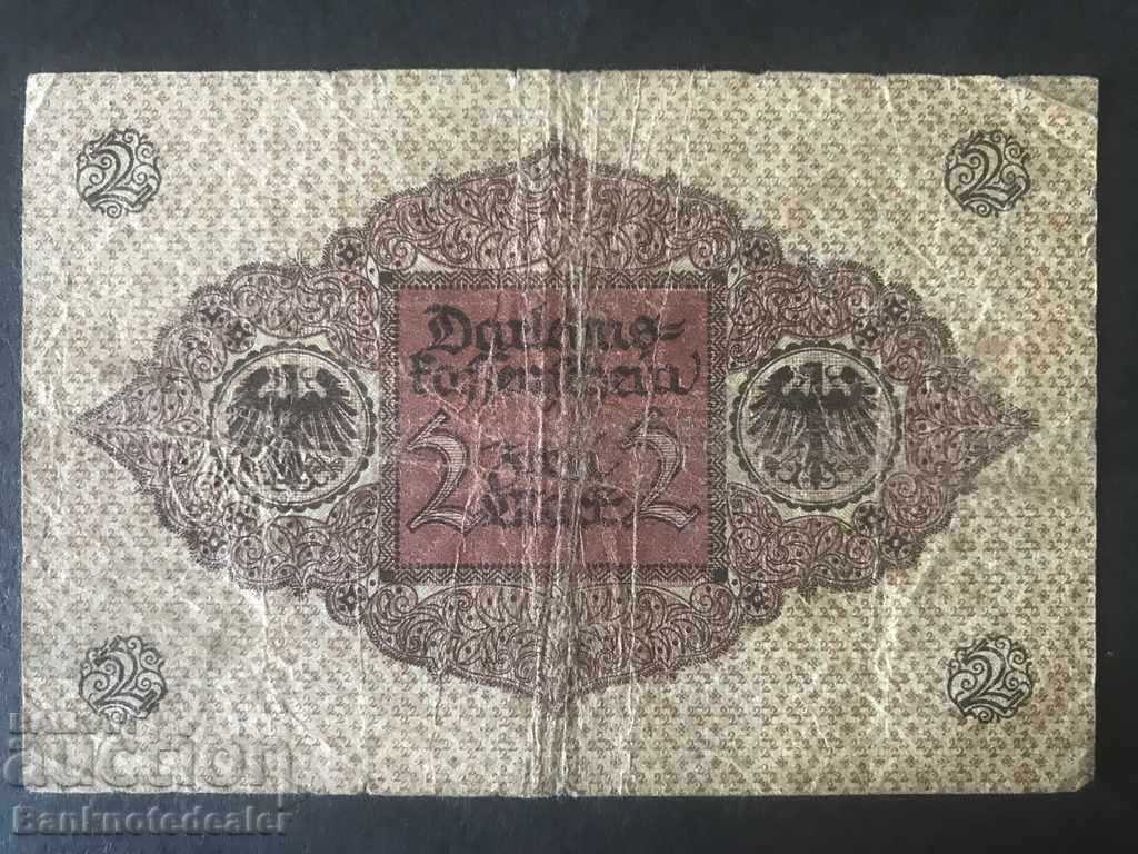 Germany 2 Mark 1920 Roseberg Pick 60 Ref 1170 με τιμή 1.00 BGN | € 0.51 Germany 2 Mark 1920 Roseberg Pick 60 Ref 1170 με τιμή 1.00 BGN | € 0.51