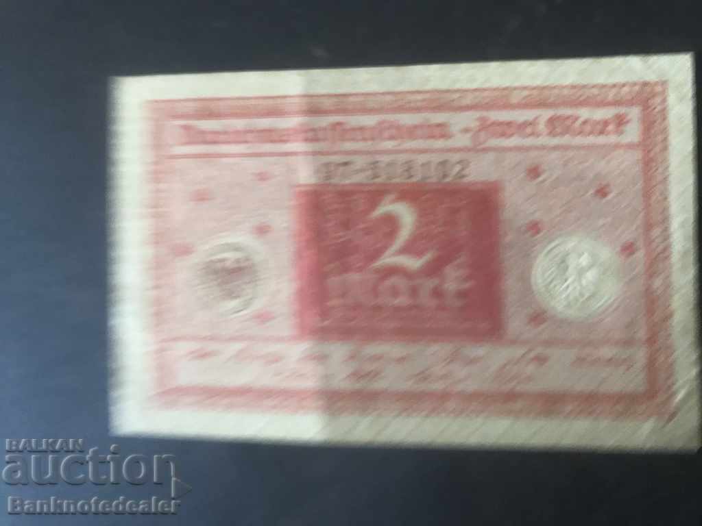 Germany 2 Mark, 1914 Pick 54 with price 2.00 BGN | € 1.02