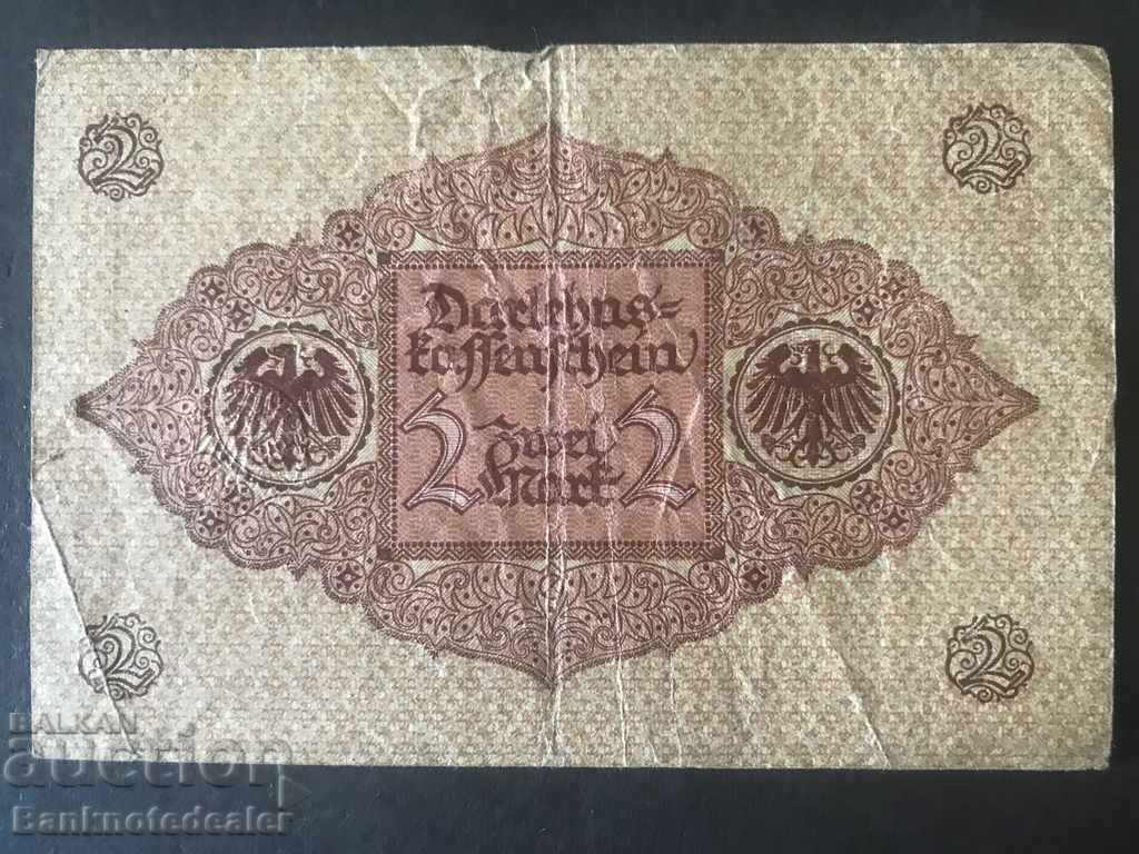 Germany 2 Mark, 1920 Pick 59 Ref 0417 Hamburg with price 7.00 BGN | € 3.58 Germany 2 Mark, 1920 Pick 59 Ref 0417 Hamburg with price 7.00 BGN | € 3.58