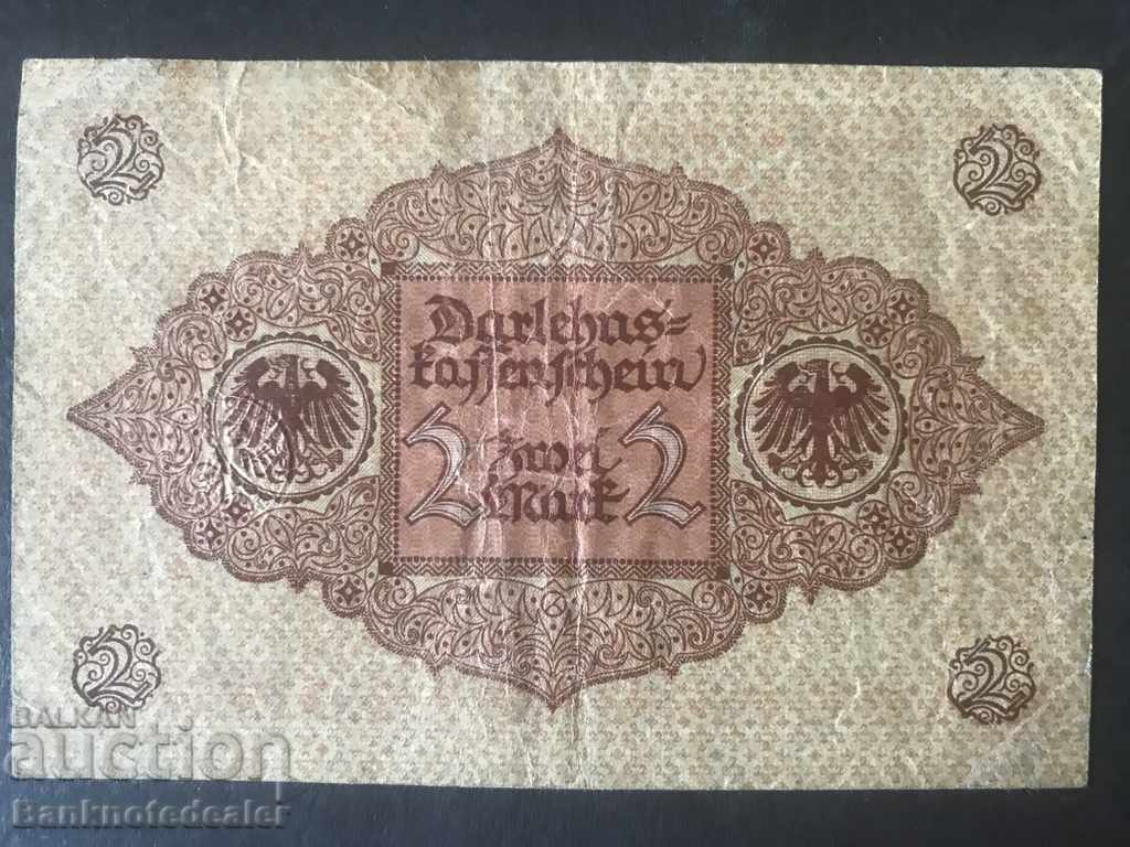 Germany 2 Mark, 1920 Pick 59 Ref 5939 with price 3.00 BGN | € 1.53